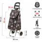 Сумка-тележка хозяйственная PERFECTO LINEA 30 кг (42-307011) - Фото 2