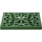 Решетка пластиковая декоративная к дождеприемнику ECOTECK зеленый папоротник (ДИ 02467000)