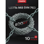 Цепь сварная длиннозвенная оцинкованная LLC М8 DIN 763 STARFIX бухта 10 м (SMP-63689-10)