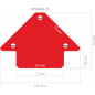 Угольник магнитный для сварки 11,5 кг STARTUL Profi (ST8500-11) - Фото 2
