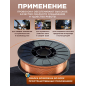 Проволока сварочная 0,8 мм омедненная SOLARIS ER 70S-6 5 кг (WM-ER70S6-08050) - Фото 4