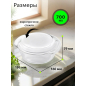 Кастрюля из жаропрочного стекла с крышкой PERFECTO LINEA 0,7 л (11-070010) - Фото 4