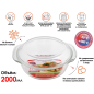 Кастрюля из жаропрочного стекла с крышкой PERFECTO LINEA 2,0 л (11-200010) - Фото 7
