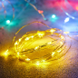 Гирлянда новогодняя светодиодная NEON-NIGHT Роса 2 м 20 диодов желтый (303-001) - Фото 4