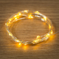 Гирлянда новогодняя светодиодная NEON-NIGHT Роса 2 м 20 диодов желтый (303-001) - Фото 2