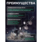 Шнек для мотобура 200х800 мм почвенный однозаходный ECO ED-200 - Фото 2