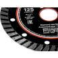 Круг алмазный 125х22 мм GEPARD Turbo (GP0802-125) - Фото 2