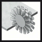 Щетка для УШМ диск гофра 100 мм М14 BOSCH Clean for Inox (2608622108) - Фото 6