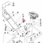 Гайка барашковая рукоятки для газонокосилки ECO LG-733 (605104-124)