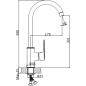Смеситель для кухни AV ENGINEERING AVFOT4-A339 (AVFOT4-A339-606) - Фото 2