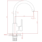 Смеситель для кухни AV ENGINEERING AVHOP4-B996 (AVHOP4-B996-649) - Фото 2