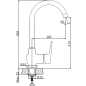 Смеситель для кухни AV ENGINEERING AVCID4-A557 (AVCID4-A557-610) - Фото 2