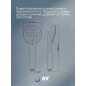 Лейка для душа AV ENGINEERING AVSSS-008 - Фото 4