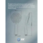 Лейка для душа AV ENGINEERING AVSSS-009 - Фото 4