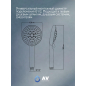 Лейка душевая AV ENGINEERING AVSSS-010 - Фото 4