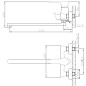 Смеситель для ванны AV ENGINEERING AVJAR7-A236 (AVJAR7-A236-263)