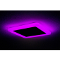 Светильник встраиваемый светодиодный 6+3 Вт 4000K TRUENERGY Color Квадрат с розовой подсветкой (10264) - Фото 3