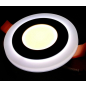 Светильник встраиваемый светодиодный 12+4 Вт 4000K TRUENERGY Color Круг с белой подсветкой (10219) - Фото 5