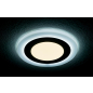 Светильник встраиваемый светодиодный 12+4 Вт 4000K TRUENERGY Color Круг с белой подсветкой (10219) - Фото 3