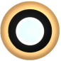 Светильник встраиваемый светодиодный 6+3 Вт 4000K TRUENERGY Color Круг с желтой подсветкой (10222) - Фото 8