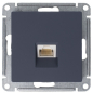Розетка компьютерная RJ-45 SYSTEME (SCHNEIDER) ELECTRIC AtlasDesign грифель (ATN000783) - Фото 3