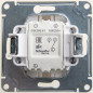Выключатель одноклавишный проходной скрытый SYSTEME (SCHNEIDER) ELECTRIC Glossa перламутр (GSL000661) - Фото 2