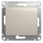 Выключатель одноклавишный скрытый SYSTEME (SCHNEIDER) ELECTRIC Glossa молочный (GSL000911)