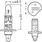 Лампа галогенная автомобильная OSRAM Original Line H1 (64150) - Фото 4