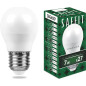 Лампа светодиодная E27 SAFFIT SBG4507 G45 7 Вт 2700К (55036)