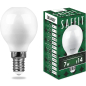 Лампа светодиодная E14 SAFFIT SBG4507 G45 7 Вт 4000К (55035)