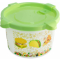 Контейнер пластиковый для пищевых продуктов круглый BEROSSI Good Day 0,5 л салатный (ИК54838000)
