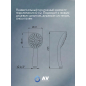 Лейка для душа AV ENGINEERING AVSSS-020 - Фото 3