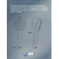 Лейка для душа AV ENGINEERING AVSSS-023 - Фото 4