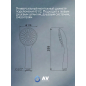 Лейка для душа AV ENGINEERING AVSSS-025 - Фото 4
