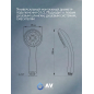 Лейка для душа AV ENGINEERING AVSSS-022 - Фото 4