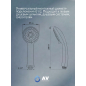Лейка для душа AV ENGINEERING AVSSS-022 - Фото 4