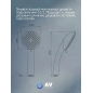 Лейка для душа AV ENGINEERING AVSSS-024 - Фото 4