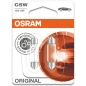 Лампа накаливания автомобильная OSRAM Original C5W 2 штуки (6418-02B) - Фото 3