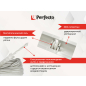 Сушилка для белья потолочная PERFECTO LINEA 1,7 м белая (36-002171) - Фото 7