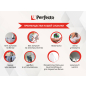 Сушилка для белья потолочная PERFECTO LINEA 1,7 м белая (36-002171) - Фото 8