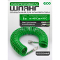 Шланг полиуретановый спиральный ECO 8/12 мм 5 м с быстросъемами (AHU-0580)