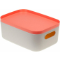 Коробка для хранения вещей пластиковая 1,7 л IDEA Инфинити коралловый (М2345)