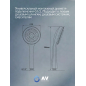 Лейка для душа AV ENGINEERING AVSSS-056 - Фото 3