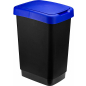 Ведро для мусора 25 л IDEA Твин синий (М2469)