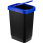 Ведро для мусора 25 л IDEA Твин синий (М2469) - Фото 2