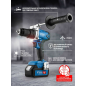 Дрель-шуруповерт аккумуляторная BULL SR 1802 XLTpro (04040329) - Фото 7