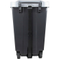 Контейнер для мусора пластиковый IDEA 110 л серый/черный (М2395) - Фото 2