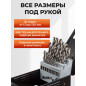 Набор сверл по дереву перьевых 6 штук GEPARD (GP0415-6) - Фото 4
