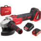 Шлифмашина угловая аккумуляторная WORTEX CAG 1812 E XLT SET (1BCAG001A29)