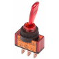 Выключатель-тумблер 12V 20А ON-OFF с красной подсветкой REXANT (06-0335-B)